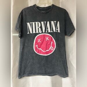 NIRVANA Black Graphic Concert Tee